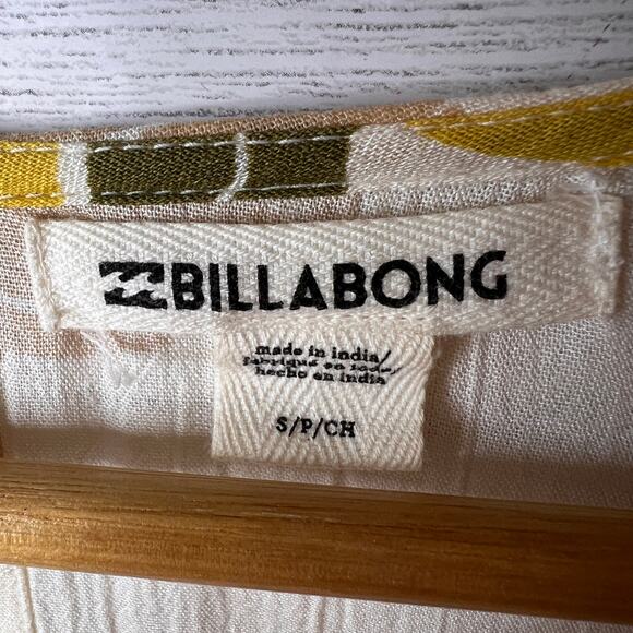 Billabong Dress Womens Size Small Divine Floral Faux Wrap Mini Colorful - Picture 2 of 16